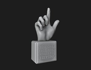 Hand Sign Motivational Reminder