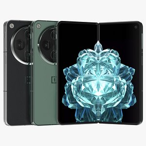 3D OnePlus Open All Colors