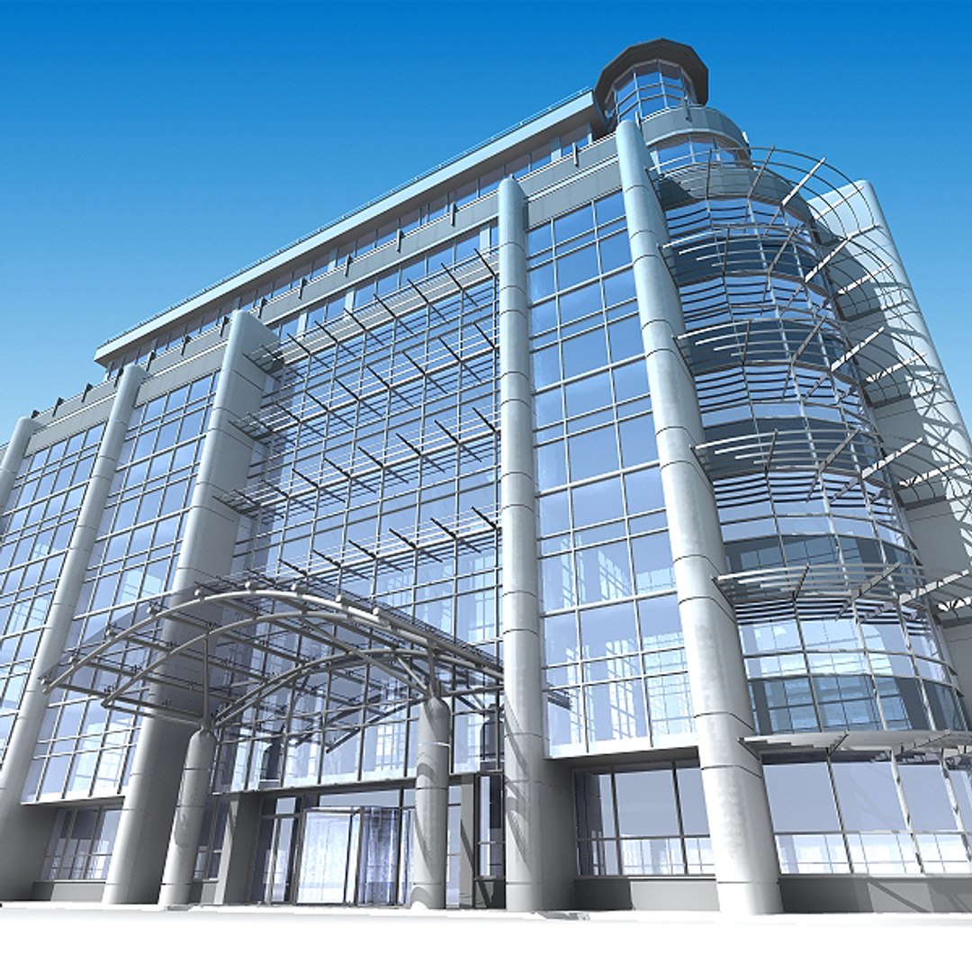 Modern Office Building 3d Max