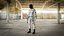 Женский космический костюм 3D Модель