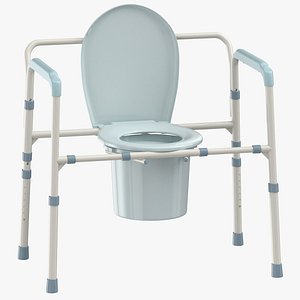 bedside commode chair 3D model