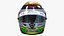 Force India 2015 style racing helmets