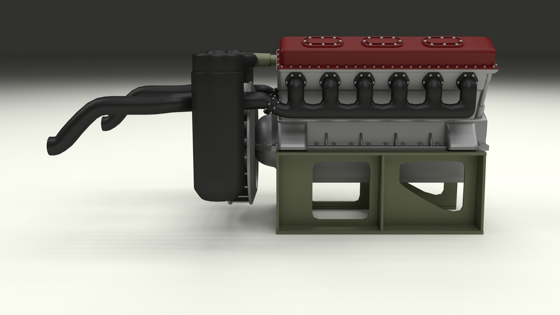 Blend T-34 Engine T
