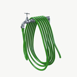 3D model Pipe and Tap