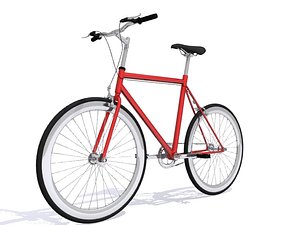 3d model bicycle mountain bike