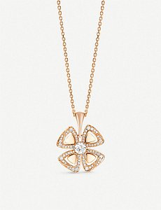 bvlgari flower pendant model