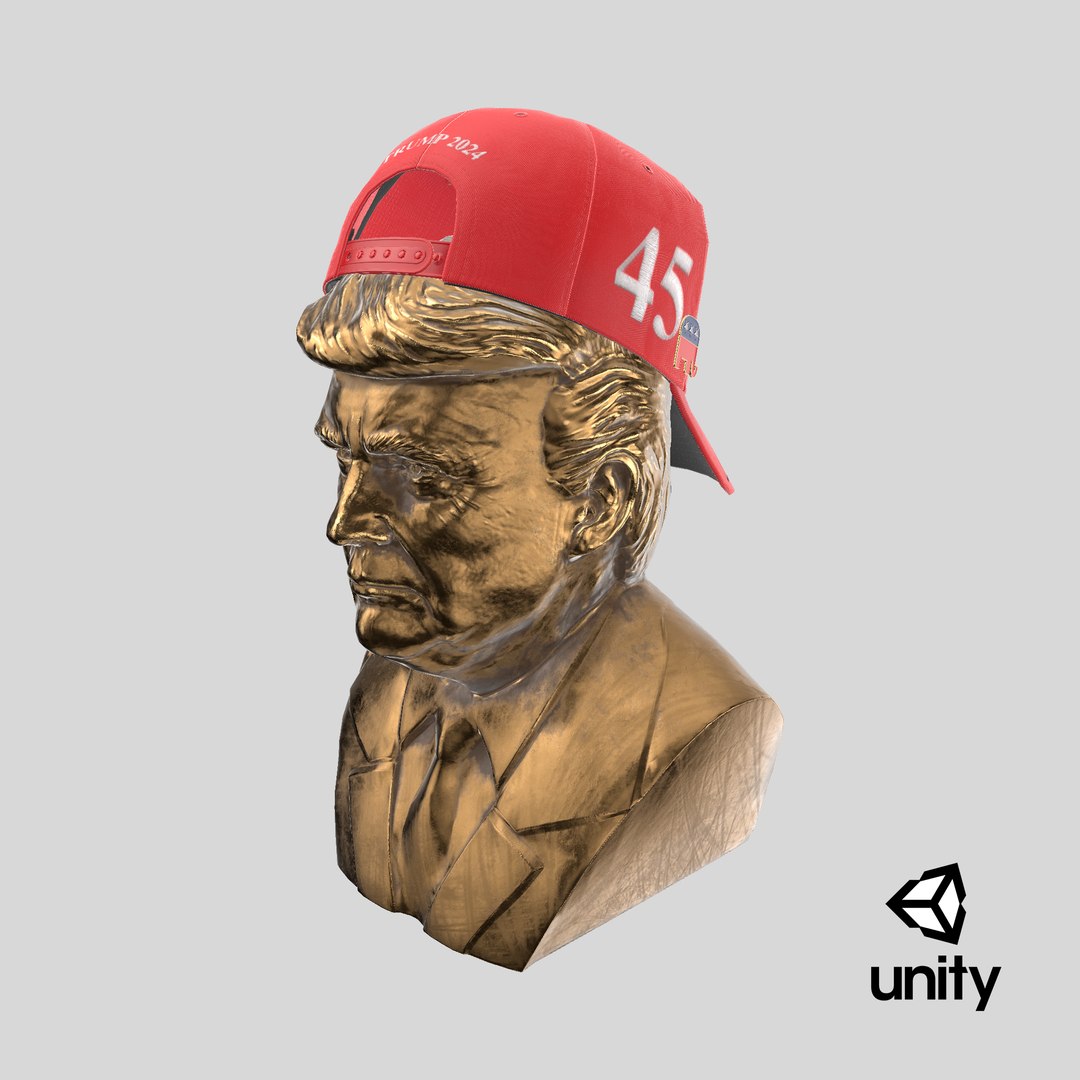 3D model Bust of Trump with MAGA Cap https://p.turbosquid.com/ts-thumb/jV/8euHOm/5c/stemcell_unity_render/png/1734790734/1920x1080/fit_q87/8f68bd5ca6a8fc5d14951ed1cca31b0a5787e4c3/stemcell_unity_render.jpg