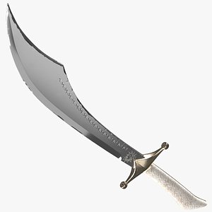 Scimitar Sword 3D