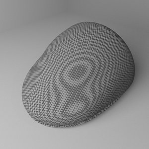 3D model flat cap