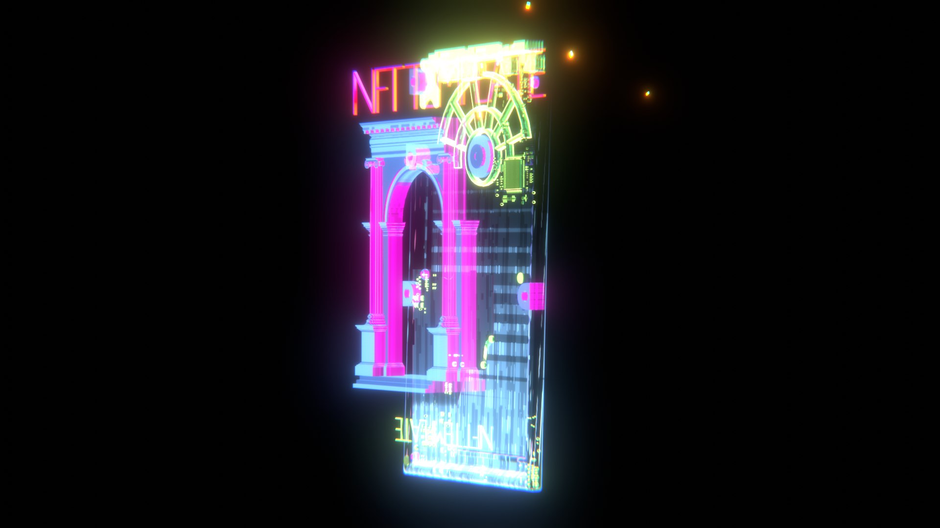 Collectible Holographic Flash Card - NFT Template 3D Model - TurboSquid ...