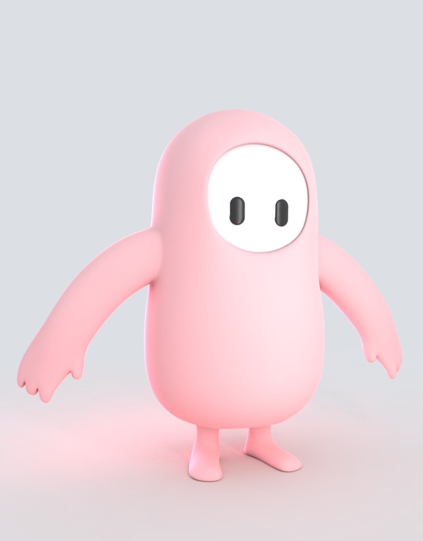 Fall guy character 3D - TurboSquid 1606566