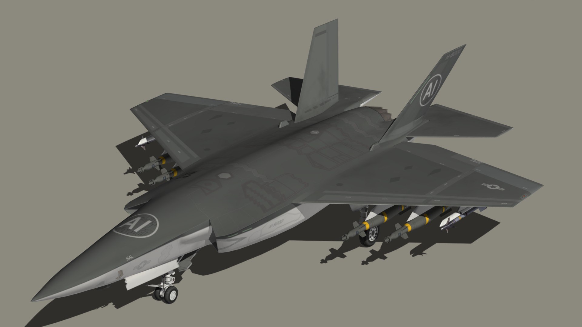 3D model FA35C Autonomous Fighter Jet https://p.turbosquid.com/ts-thumb/jV/JkLqR7/Yc/fdronpr12/jpg/1626015788/1920x1080/fit_q87/b77b0bec31fd879d250116d5a49e548fd8b0bc9e/fdronpr12.jpg