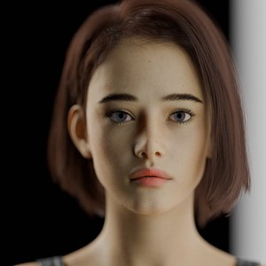 3D model EVE - Advanced Rigged Female Character