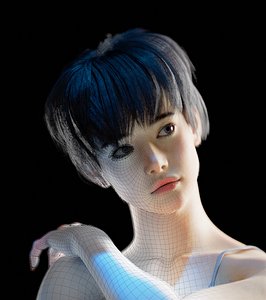 3D model EVE - Advanced Rigged Female Character