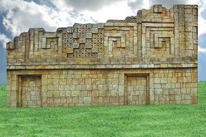 AZTEC TEMPLE WALL