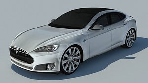 3d model tesla s 2013