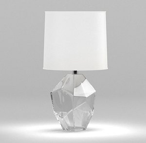 3D table lamp baker model