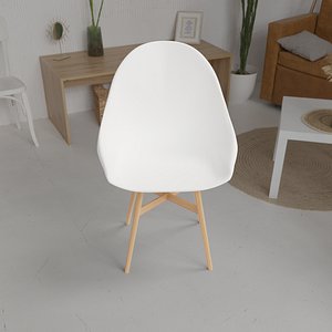 3D Dining Chair IKEA FANBYN model