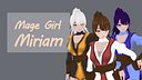 Miriam Anime Mage Girl Game Ready