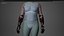 Cyberpunk-Bionik-Prothesenarmhandschuh, Sci-Fi-Charakter, spielfertiges 3D-Modell