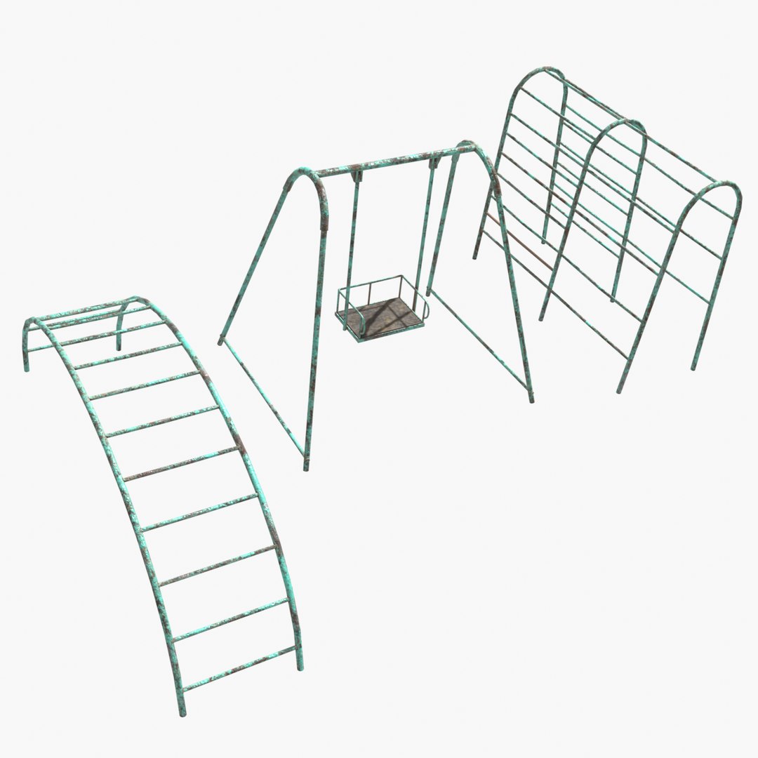 3D Rusty Playground - TurboSquid 1813573