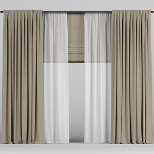 tulle roman brown 3D