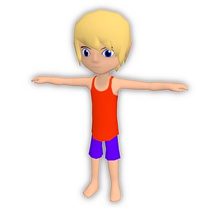 cartoon character 3ds