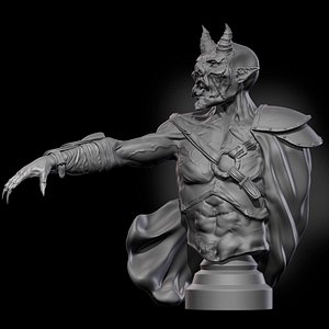 Demon leader 3D print model