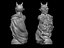 Modelo de impressão 3D do líder demônio