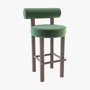 3D Gropius Bar Chair model