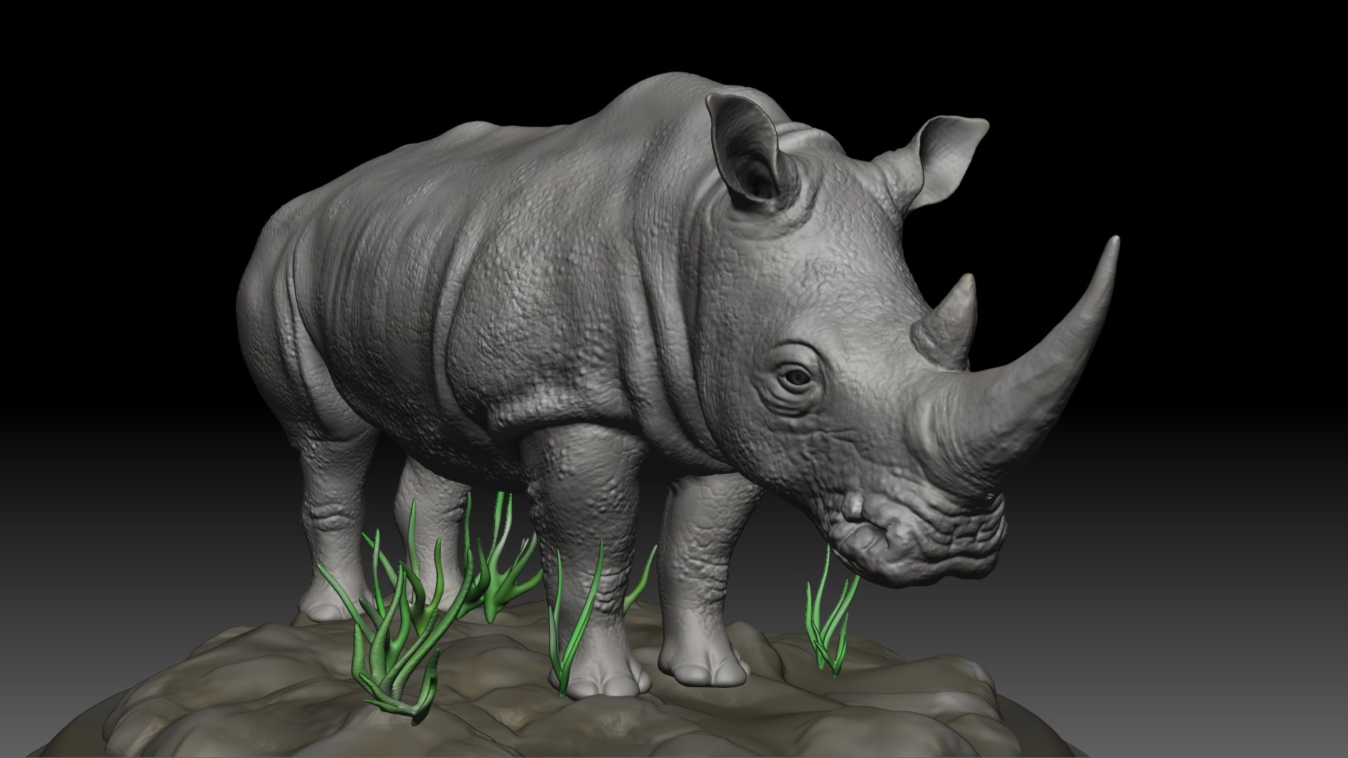 3D Model Rhinoceros - TurboSquid 2230950