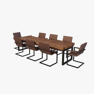 dining table v6 3D model
