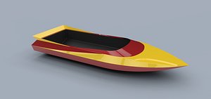 Hull of jet sprint boat