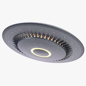 3D UFO Flying Saucer model