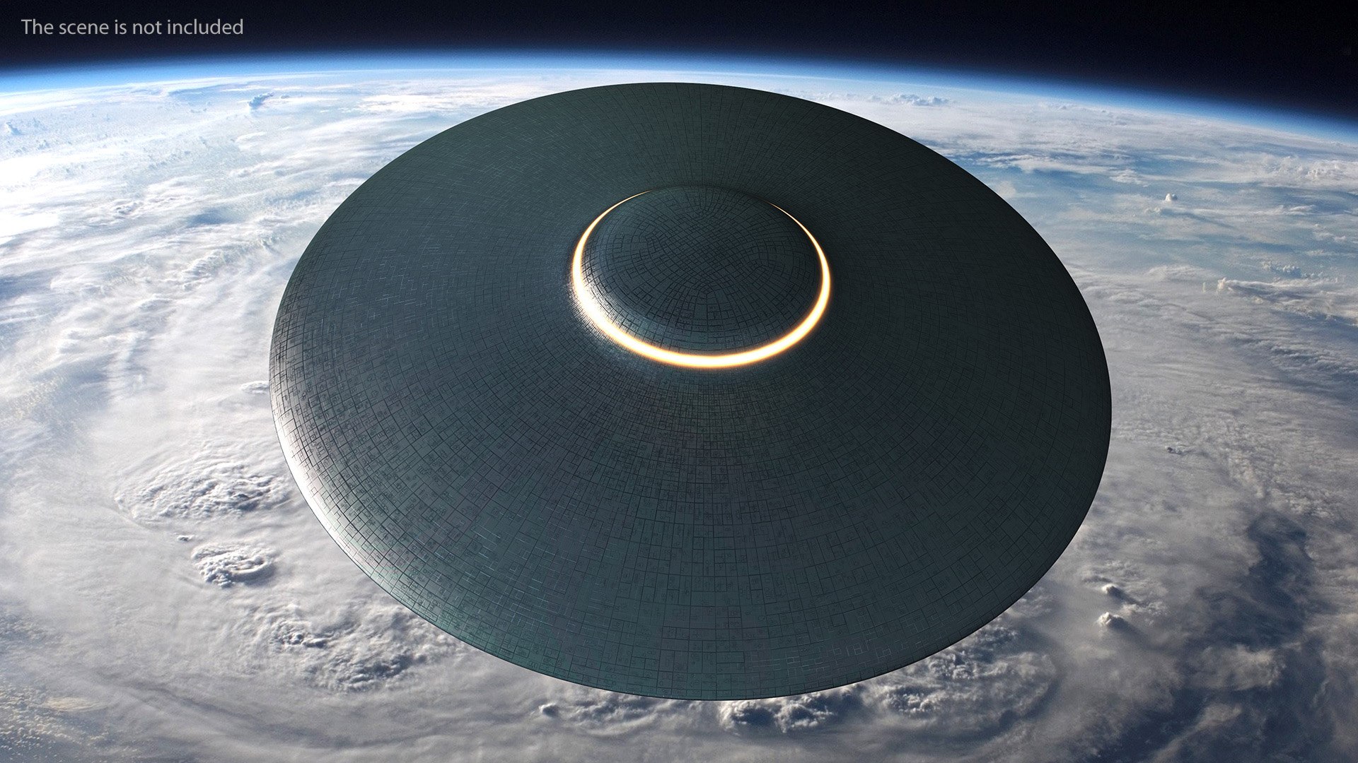 3D UFO Flying Saucer model - TurboSquid 2158735