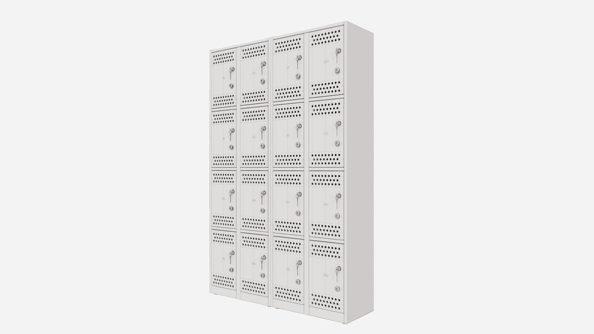 3D Storage Unit Model - TurboSquid 1970187