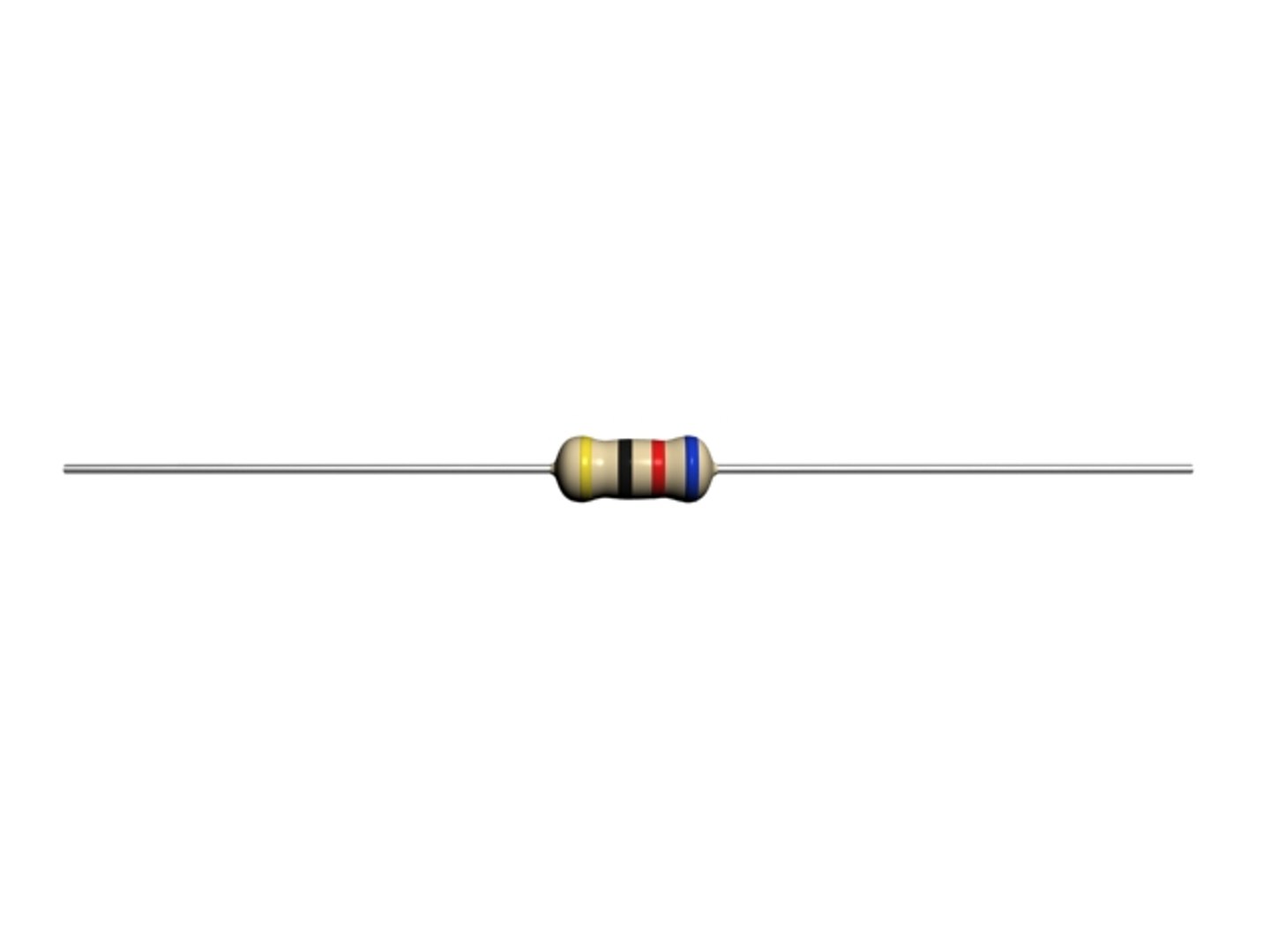 Carbon Resistor 3d Model