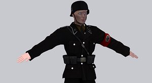 soldier ss 3D model