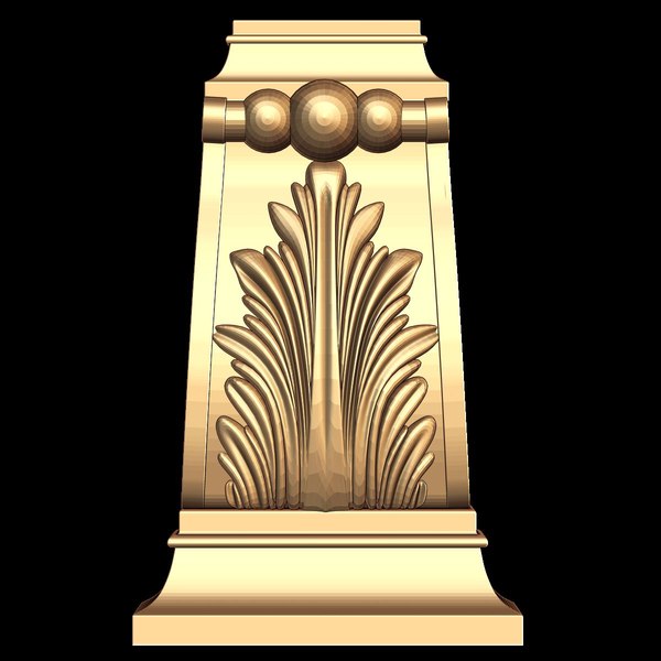 3ds decor element stl cnc