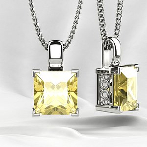 3D printing gemstones pendant