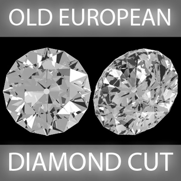 3d model of cuts diamond