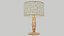 Handmade Wood Tablelamp 1960