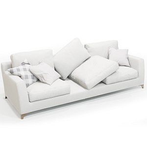 Sofa Couch for Interior Design Minimalist 3D model