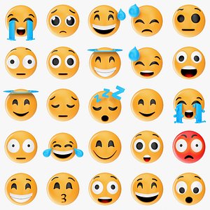 3D Emoji pack V2 026-050 model