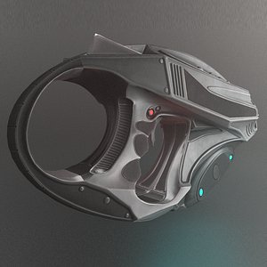 Futuristic Handgun
