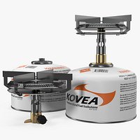 Single Burner Camping Gas Stove Kovea 3D Model