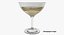 3D seven wine glasses champagne flute model