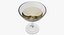 3D seven wine glasses champagne flute model