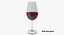 3D seven wine glasses champagne flute model