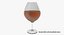 3D seven wine glasses champagne flute model